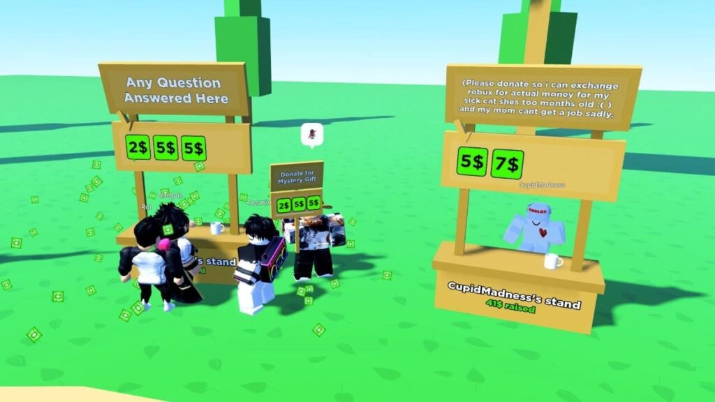 PLS DONATE BUT INFINITE ROBUX💸 - Roblox