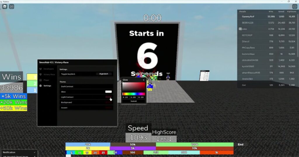 Victory Race Script Roblox