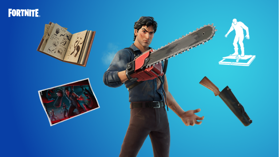 ash williams fortnite skin