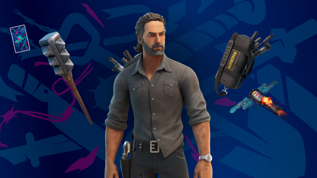 rick grimes fortnite skin