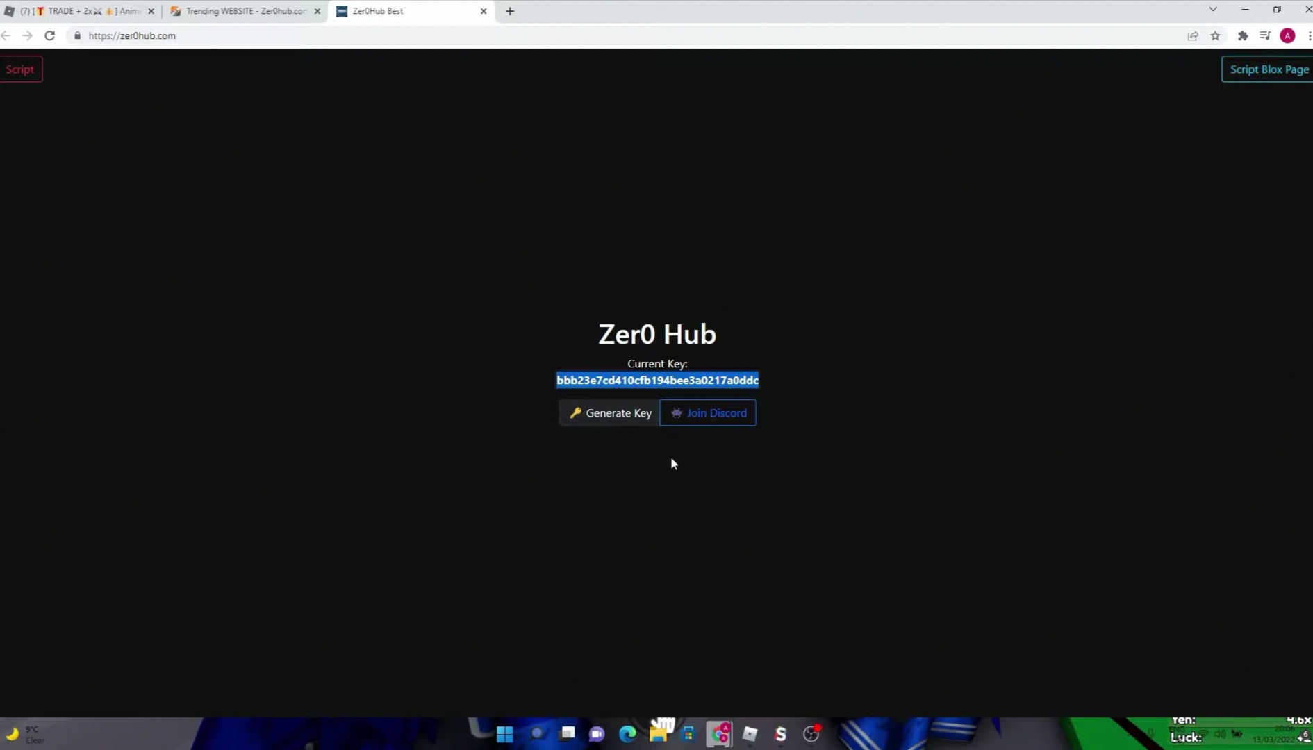 Zero Hub Key Script (2024) Gaming Pirate