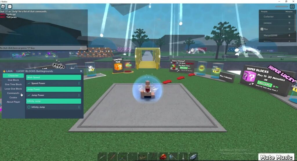 Roblox Lucky Blocks Battlegrounds, Pro Player In My Lobby