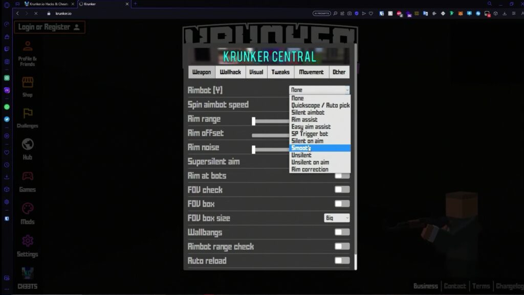 krunker aimbot google docs