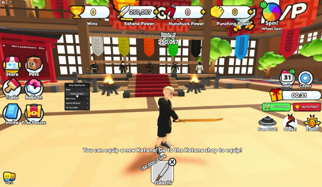 Roblox Ninja Fighting Simulator Script Pastebin Hacks - December 2023 